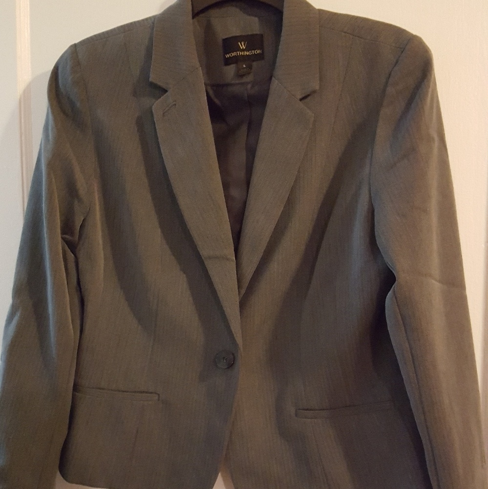 Worthington Gray Blazer Large